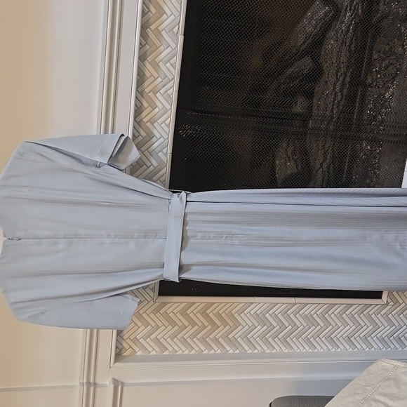 Club Monaco Light Blue Midi Dress Size 2